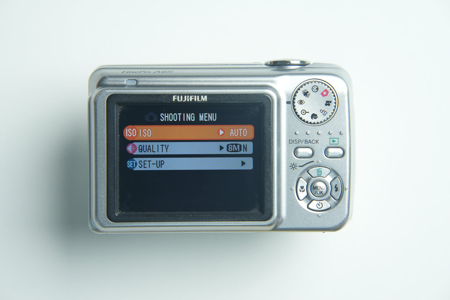 Fujifilm Finepix A800 Digital Camera - Metallic Silver