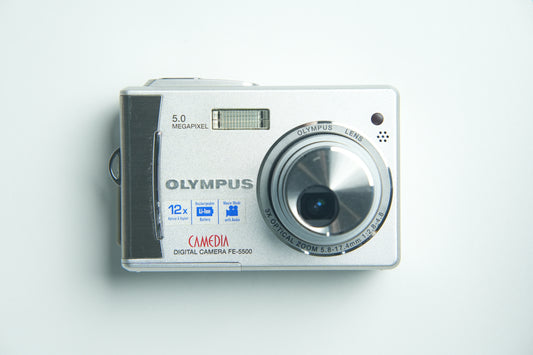 Olympus Camedia FE 5500 Digital Camera - Metallic Silver