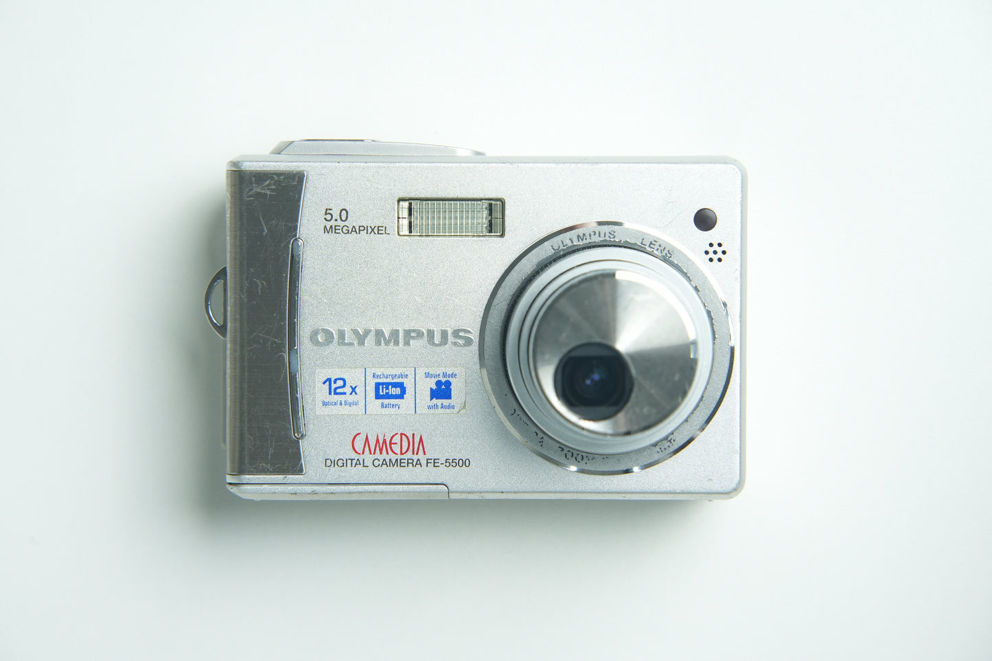 Olympus Camedia FE 5500 Digital Camera - Metallic Silver