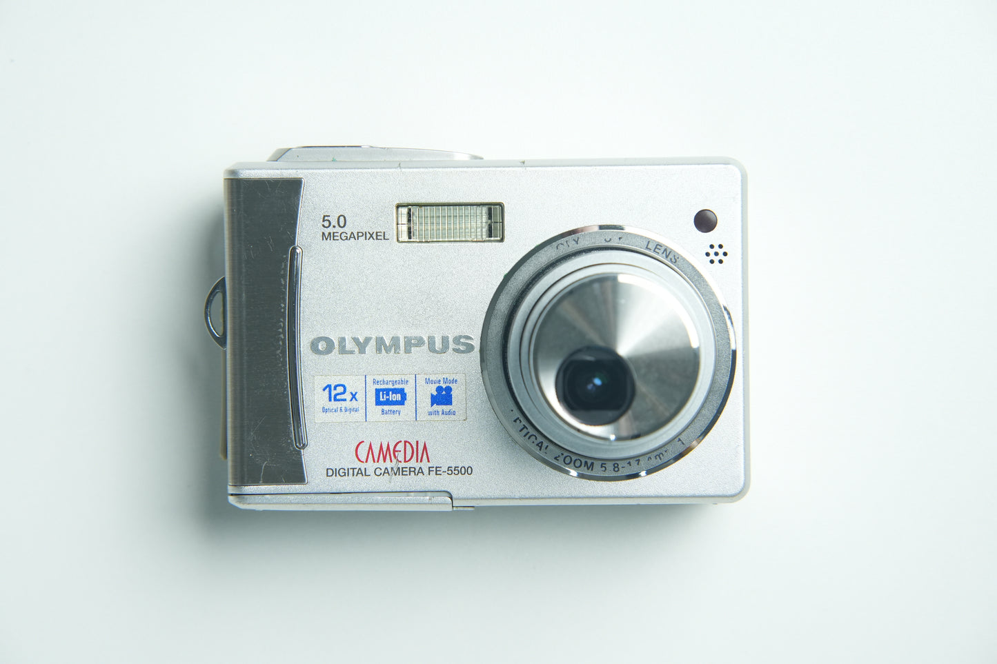 Olympus Camedia FE 5500 Digital Camera - Metallic Silver