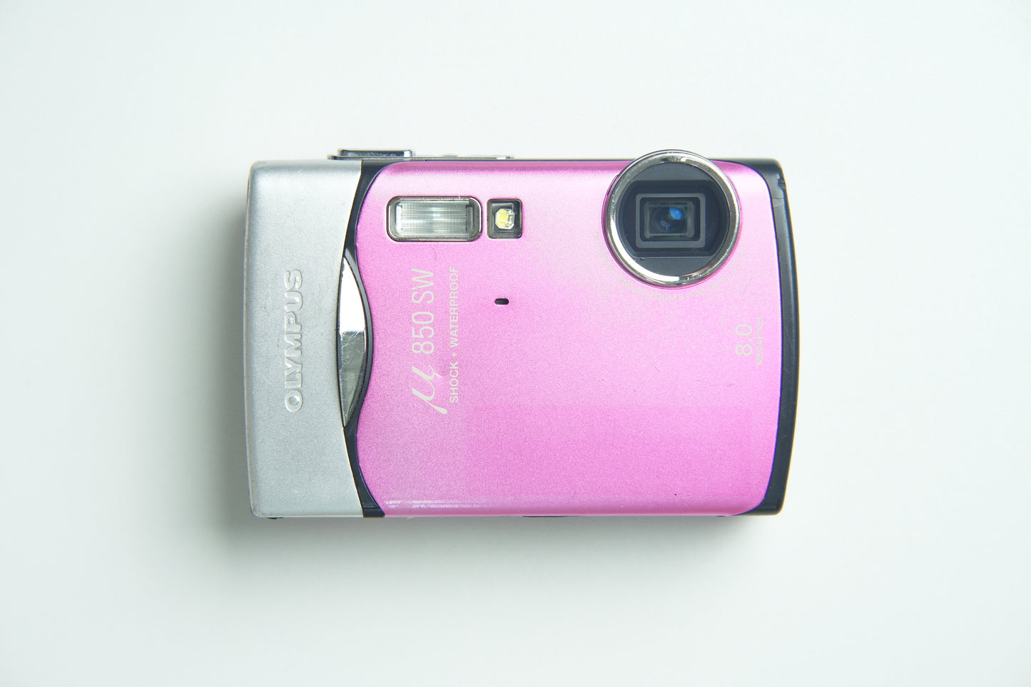 Olympus mju 850SW Digital Camera - Metallic Pink