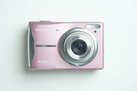 Olympus X 42 Digital Camera - Metallic Pink