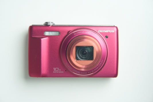 Olympus VR 340 Digital Camera - Metallic Red