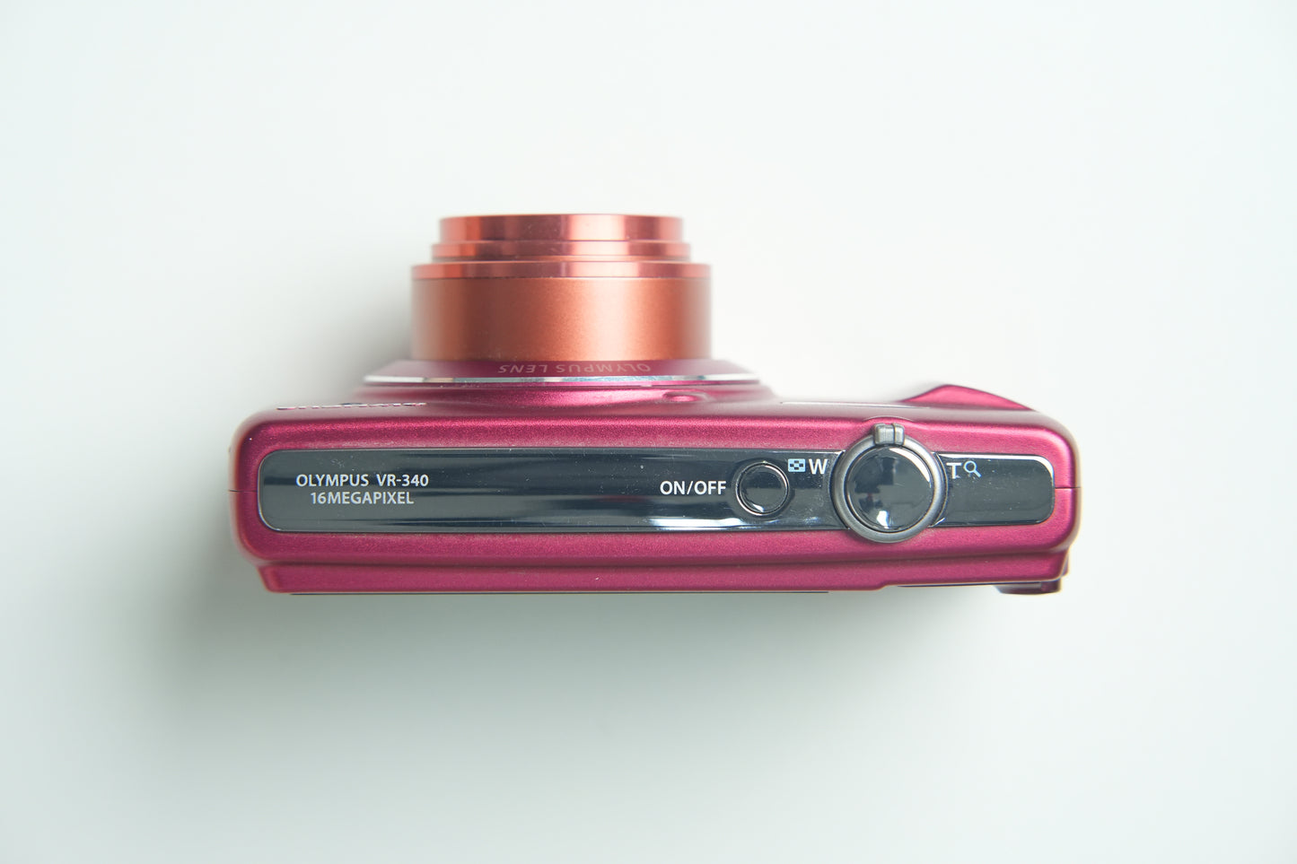 Olympus VR 340 Digital Camera - Metallic Red