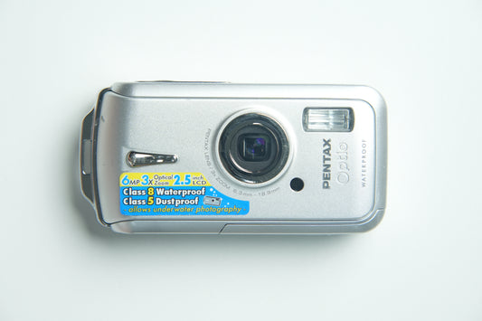 Pentax Optio W10 Digital Camera - Silver