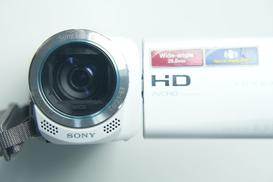 Sony HDR-CX250 Camcorder - Gloss White