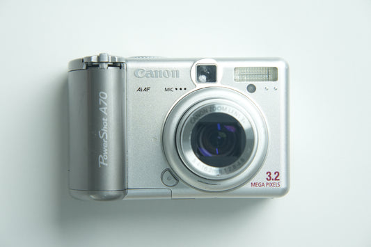 Canon PowerShot A70 Digital Camera - Metallic Silver