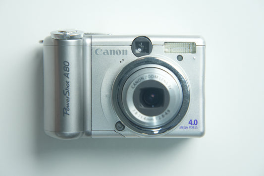 Canon PowerShot A80 Digital Camera - Metallic Silver