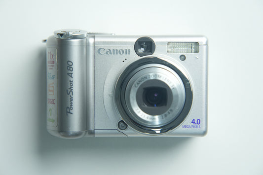 Canon PowerShot A80 Digital Camera - Metallic Silver