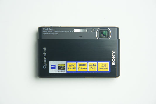 Sony DSC T77 Digital Camera - Metallic Black