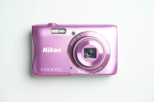 Nikon Coolpix S3700 Digital Camera - Metallic Pink