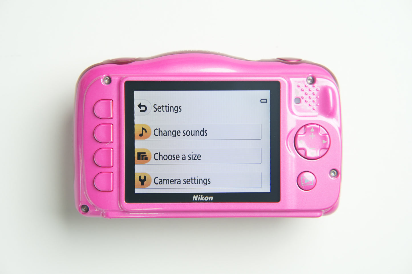 Nikon Coolpix W100 Digital Camera - Gloss Pink