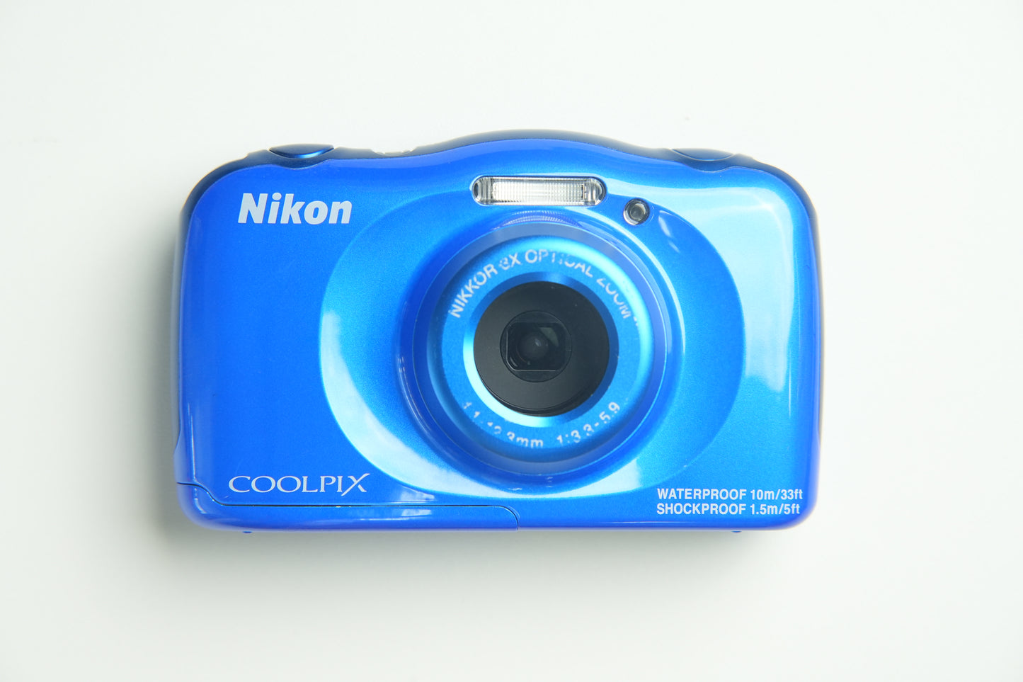 Nikon Coolpix W100 Digital Camera - Gloss Blue