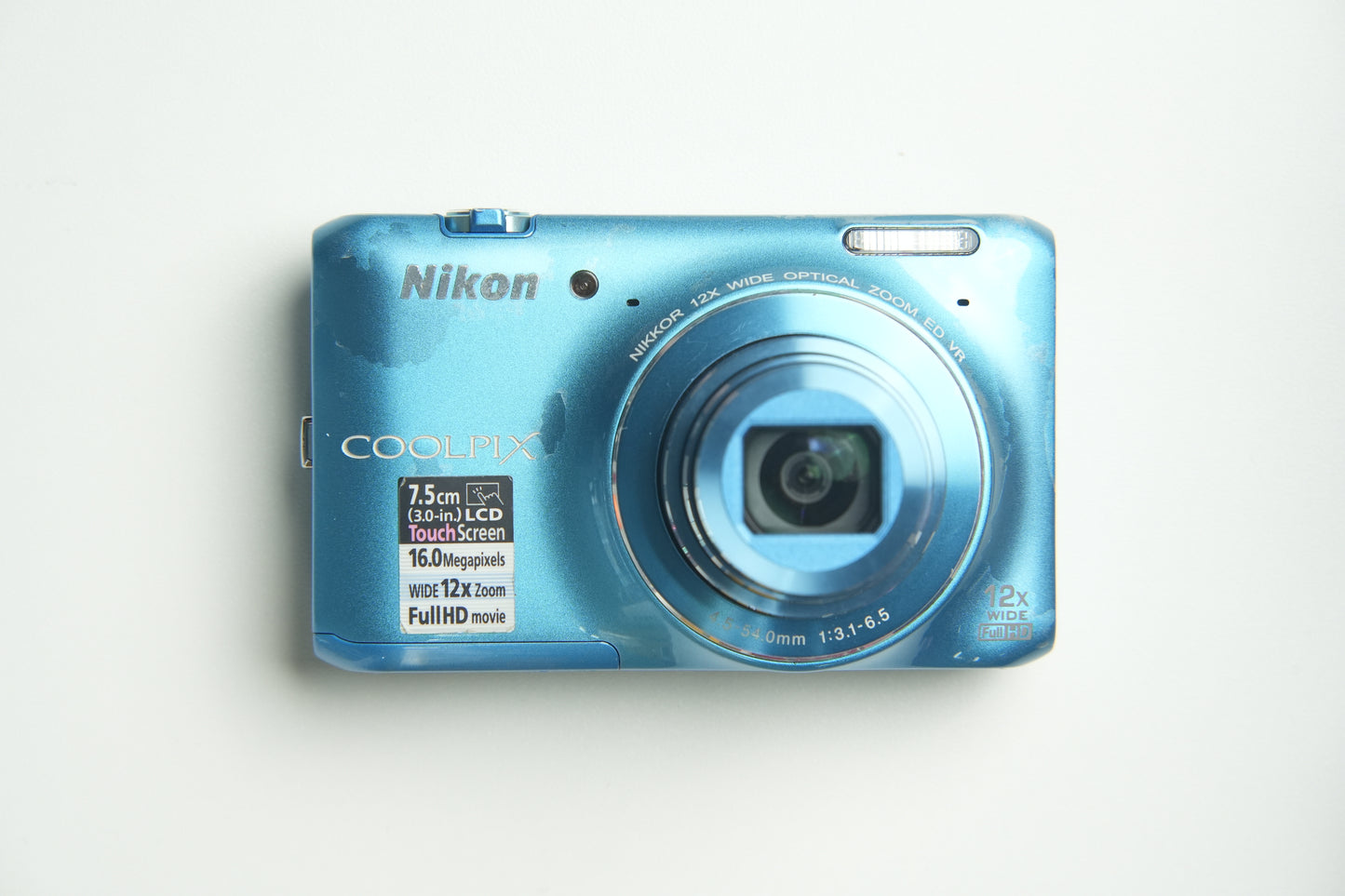 Nikon Coolpix S6400 Digital Camera - Metallic Blue