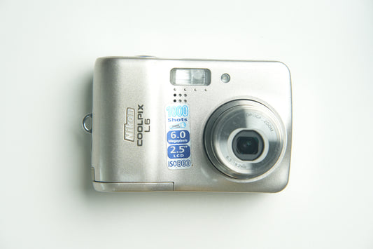 Nikon Coolpix L6 Digital Camera - Silver