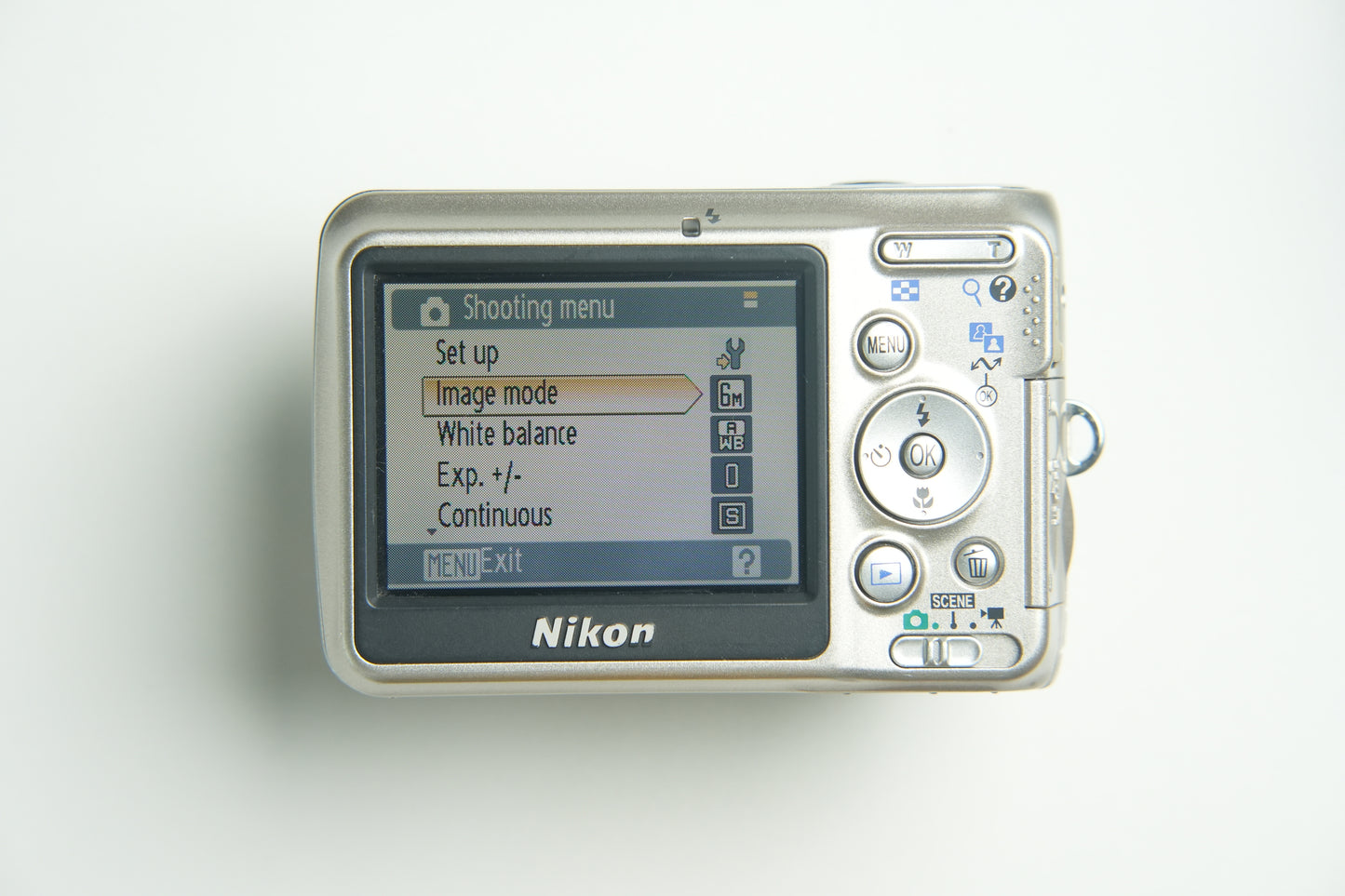 Nikon Coolpix L6 Digital Camera - Silver