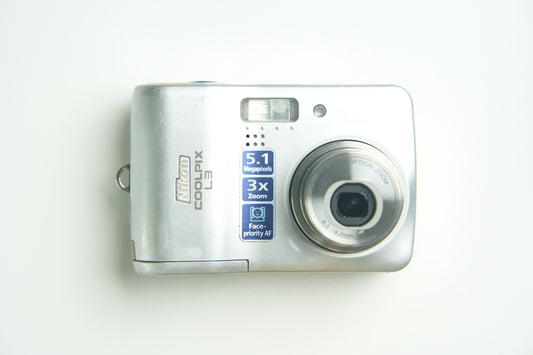 Nikon Coolpix L3 Digital Camera - Silver