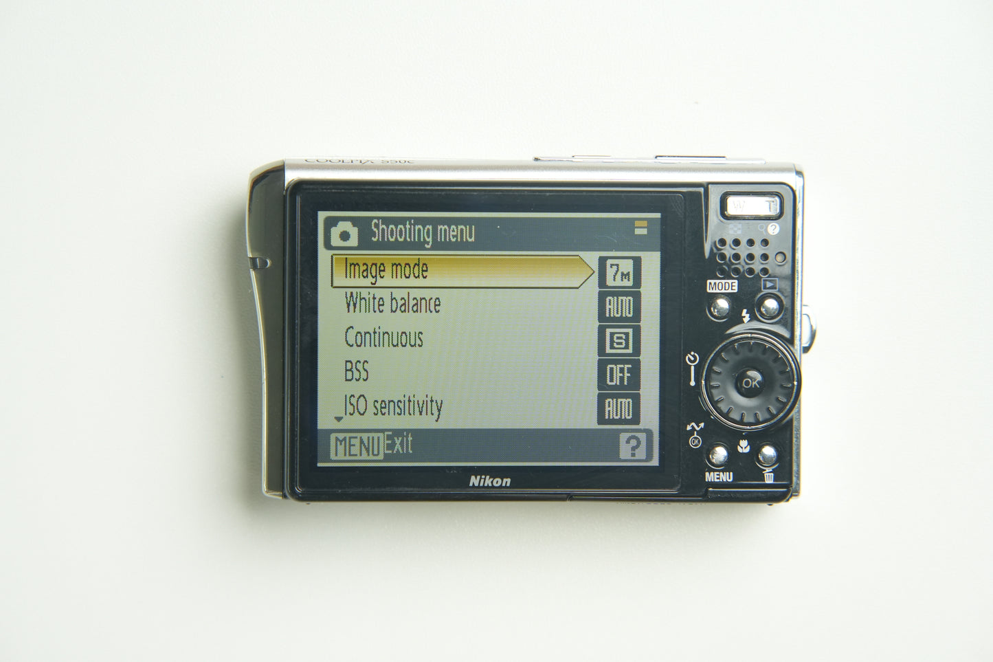 Nikon Coolpix S500 Digital Camera - Silver