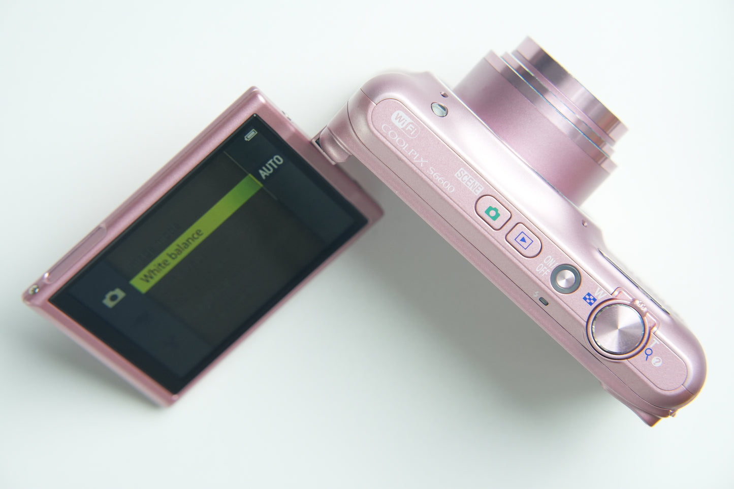 Nikon Coolpix S6600 Digital Camera - Metallic Pink