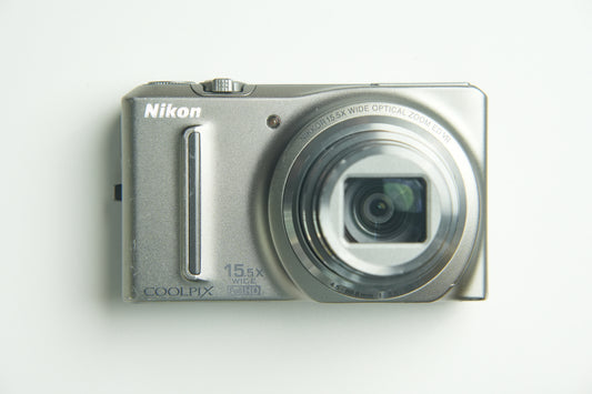 Nikon Coolpix S9050 Digital Camera - Silver Grey