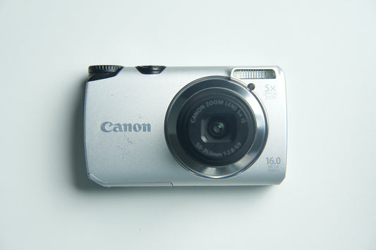 Canon PowerShot A3300IS Digital Camera - Matte Silver