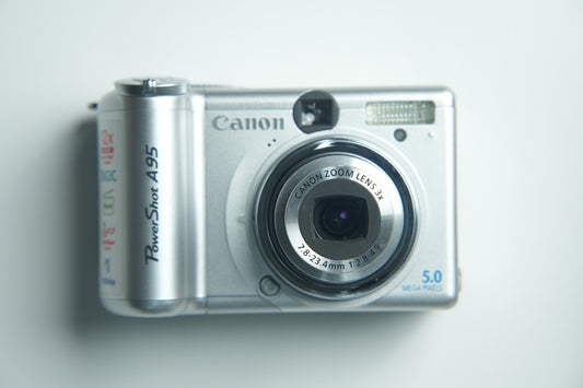 Canon PowerShot A95 Digital Camera - Metallic Silver