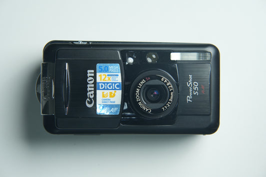 Canon PowerShot S50 Digital Camera - Metallic Black