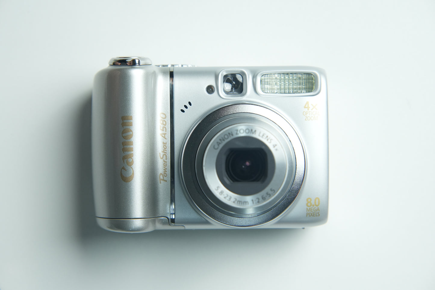 Canon PowerShot A580 Digital Camera - Metallic Silver