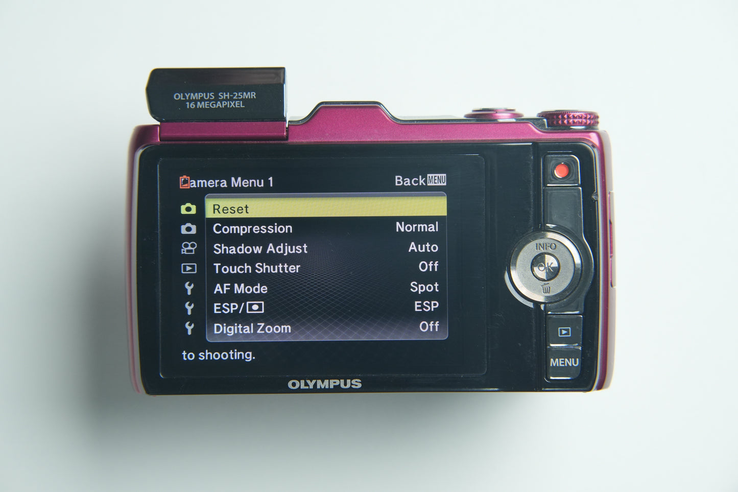 Olympus SH-25MR Digital Camera - Metallic Purple