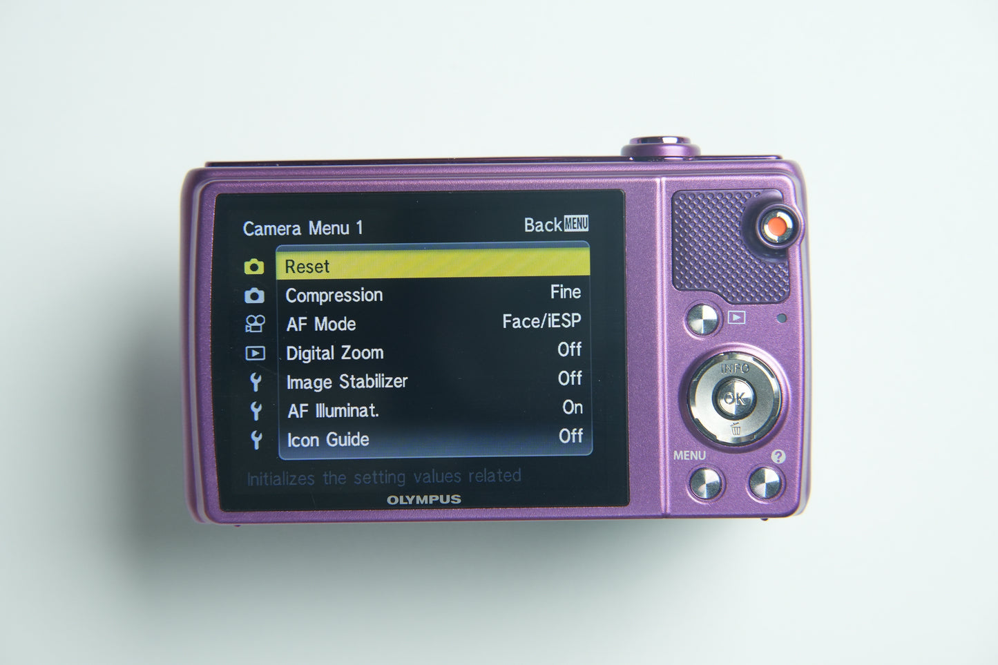 Olympus VR-340 Digital Camera - Metallic Purple