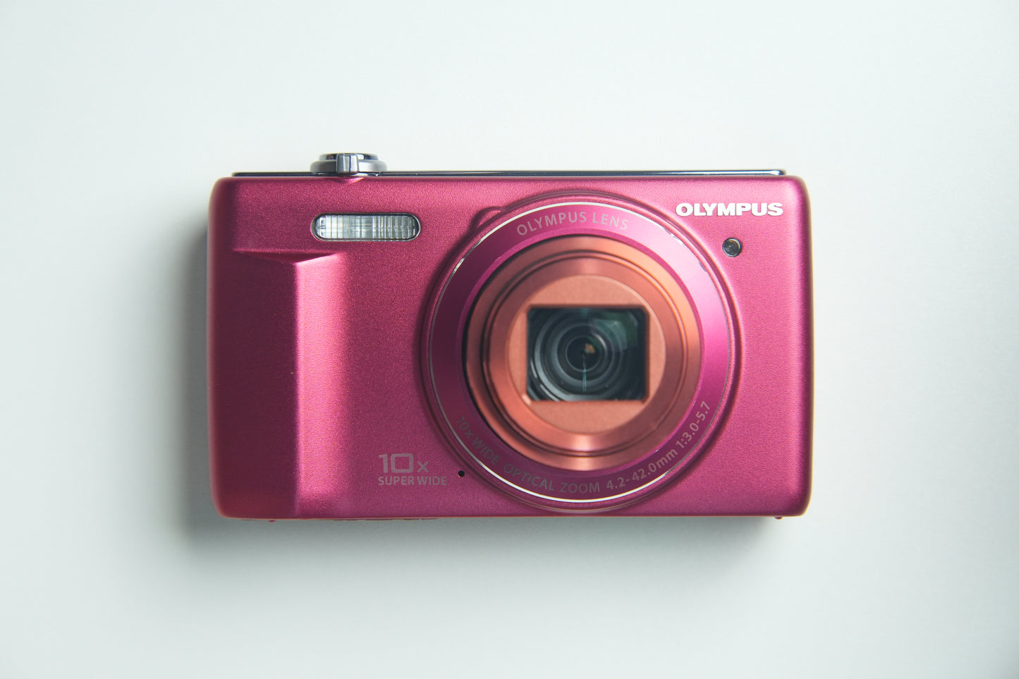 Olympus VR-340 Digital Camera - Metallic Red