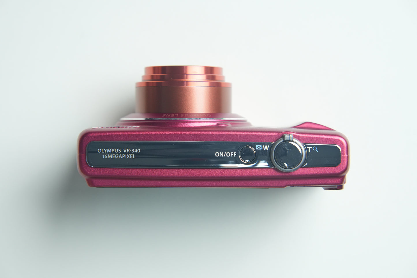 Olympus VR-340 Digital Camera - Metallic Red