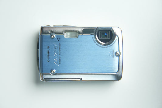 Olympus mju720SW Digital Camera - Chrome Blue