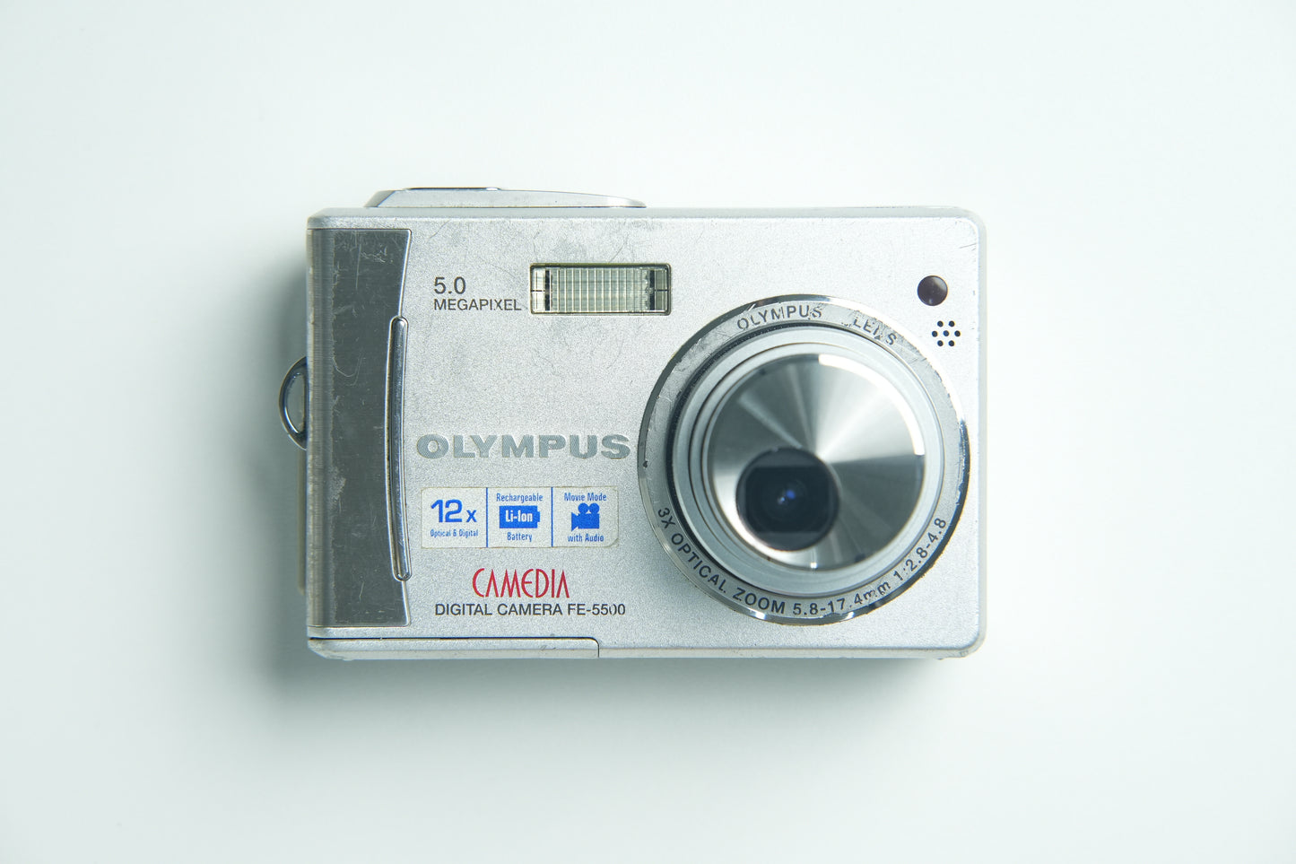 Olympus Camedia FE5500 Digital Camera - Metallic Silver