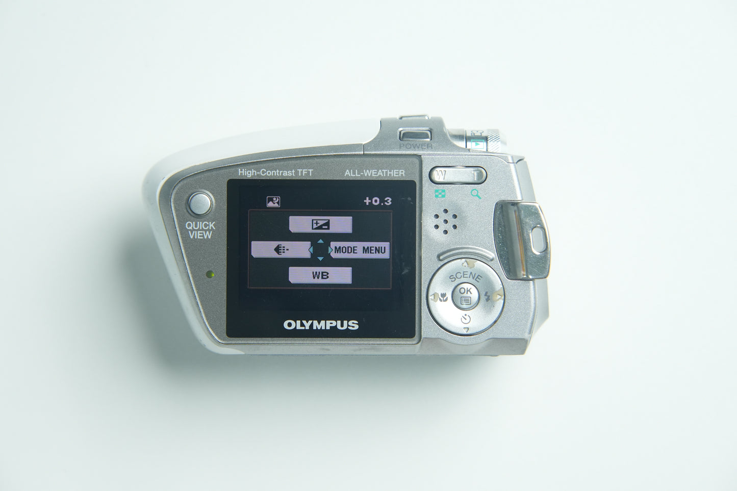 Olympus mju Mini Digital Camera - White