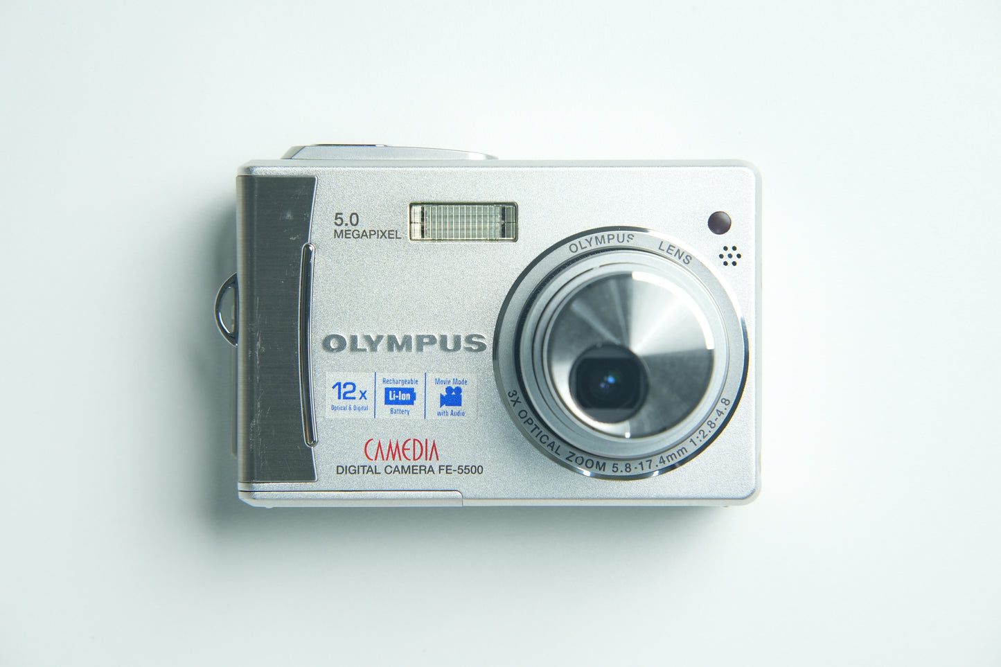 Olympus Camedia FE 5500 Digital Camera - Metallic Silver