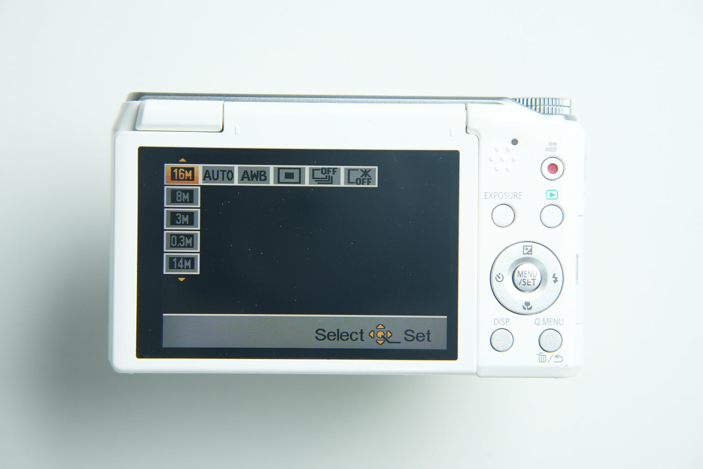 Lumix DMC-TZ55 Digital Camera - Solid White