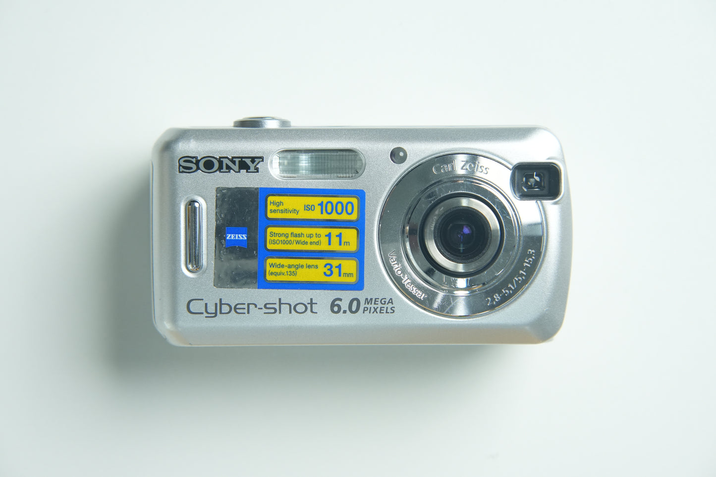 Sony CyberShot DSC S600 Digital Camera - Metallic Silver