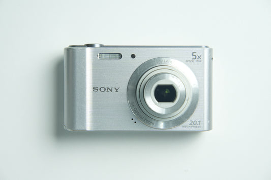 Sony CyberShot DSC W800 Digital Camera - Metallic Silver