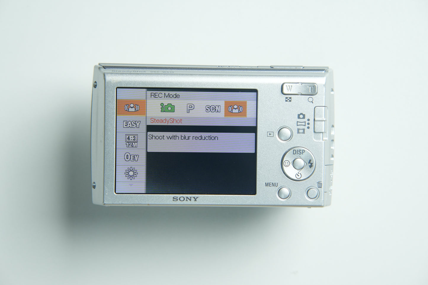 Sony CyberShot DSC W510 Digital Camera - Metallic Silver