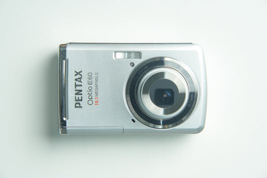 Pentax Optio E60 Digital Camera - Silver